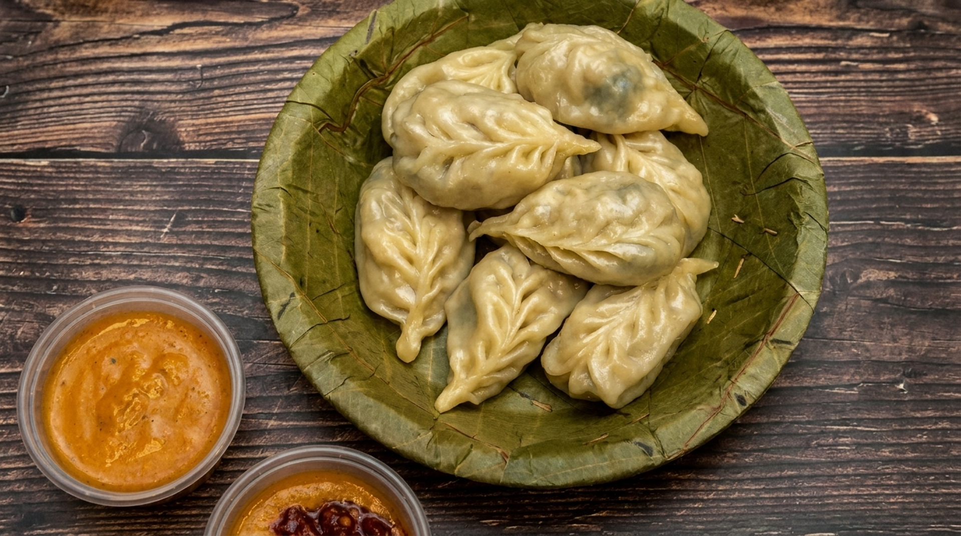 Chicken and vegetable momos